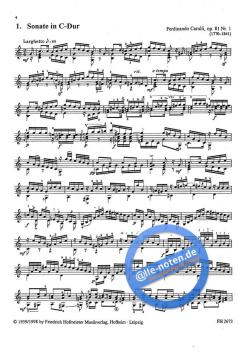Italienische Meister der Gitarre um 1800 