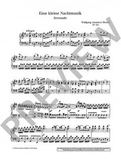 Eine kleine Nachtmusik KV 525 von Wolfgang Amadeus Mozart 