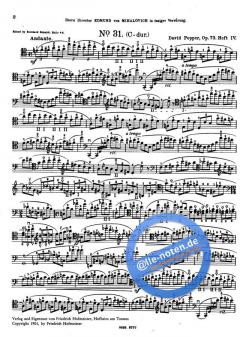 Hohe Schule des Violoncellospiels op. 73 Band 4 von David Popper im Alle Noten Shop kaufen