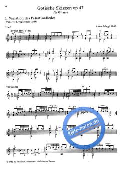 Gotische Skizzen, op. 47 von Anton Stingl 