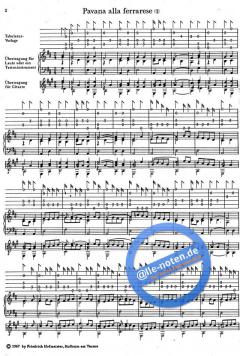 Die Tabulatur, Heft 8: Intabulatura de Lauto Petrucci, 1508, Teil III von Joan Ambrosio Dalza 