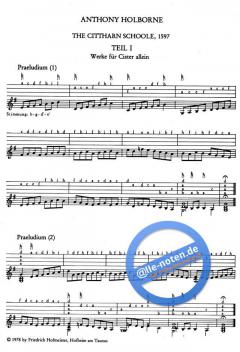 Die Tabulatur, Heft 21 von Anthony Holborne 