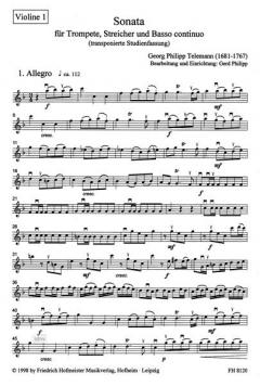 Sonata für Trompete, Streicher und B.c. (Georg Philipp Telemann) 