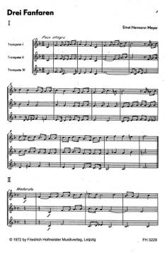 Musik für 3 Trompeten von Kurt Schwaen im Alle Noten Shop kaufen