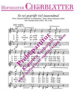 Frühlingsgruß (Robert Schumann) 