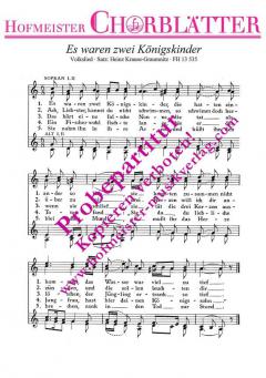 Es waren zwei Königskinder 