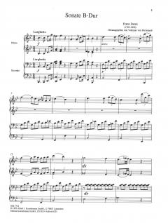 Sonate B-Dur von Franz Danzi für Klavier vierhändig im Alle Noten Shop kaufen