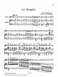 Le Streghe op. 8 von Niccolò Paganini 