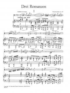 3 Romanzen op. 69 von Friedrich Kiel für Viola und Klavier im Alle Noten Shop kaufen - KU-GM101