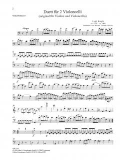 Duett von L. Borghi für 2 Violoncelli im Alle Noten Shop kaufen