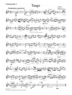Tango für 6 Violoncelli von Isaac Albeniz im Alle Noten Shop kaufen