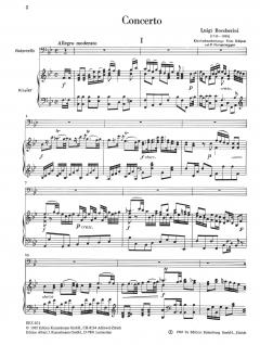 Konzert B-dur von Luigi Boccherini 