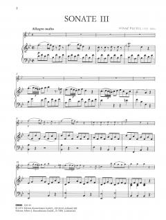 Sonate III B-dur für Flöte und Klavier von Ignaz Pleyel im Alle Noten Shop kaufen