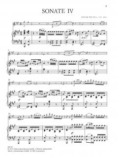 Sonate IV A-dur von Ignaz Pleyel 