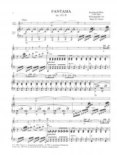 Fantasie über Rossini-Themen op. 133/2 von Franz Ries für Flöte und Klavier im Alle Noten Shop kaufen