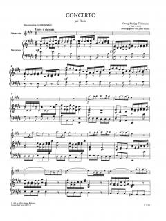 Konzert E-dur für Flöte, Streichorchester und Bc. von Georg Philipp Telemann im Alle Noten Shop kaufen
