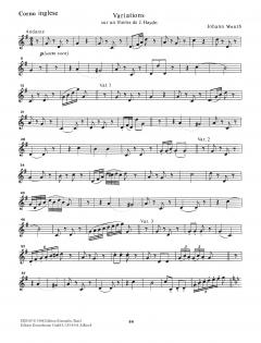 Variations sur Thème de Haydn von Johann Wenth für 2 Oboen und Englischhorn im Alle Noten Shop kaufen (Stimmensatz)