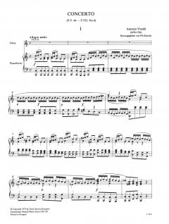 Konzert C-Dur PV 44 für Oboe und Streichorchester von Antonio Vivaldi im Alle Noten Shop kaufen
