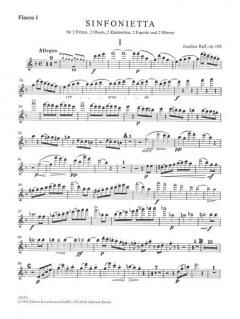 Sinfonietta op.188 für 10 Bläser (Joachim Raff) 