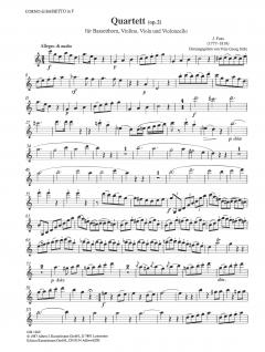 Quartett op. 2 (Janos Evangelist Fuss) 