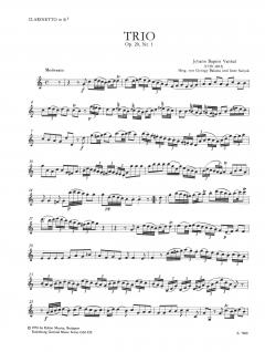 3 Trios op. 20 (Johann Baptist Vanhal) 