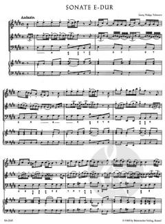 12 methodische Sonaten Heft 5 von Georg Philipp Telemann (Download) 