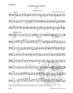 13 frühe Streichquartette Heft 4 von Wolfgang Amadeus Mozart im Alle Noten Shop kaufen