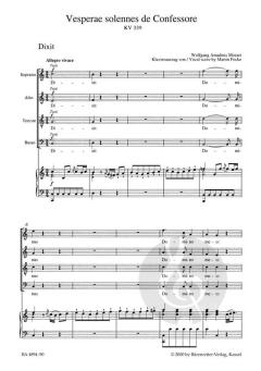 Vesperae solennes de Confessore KV 339 (W.A. Mozart) 