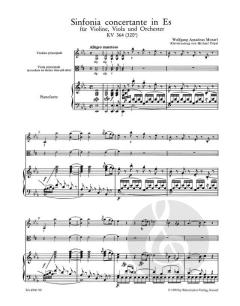 Sinfonia concertante Es-Dur KV 364 (320d) von Wolfgang Amadeus Mozart (Download) 