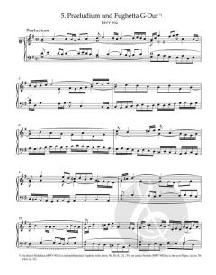 Präludien und Fughetten von Johann Sebastian Bach 