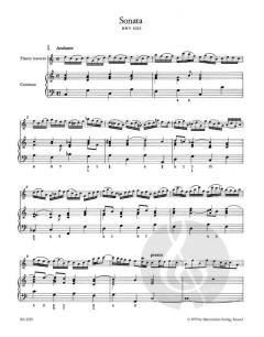 Sonate C-Dur & Sonaten Es-Dur und g-Moll von Johann Sebastian Bach für Flöte und Basso Continuo & für Flöte und obligates Cembalo (überliefert als Werke J. S. Bachs) im Alle Noten Shop kaufen