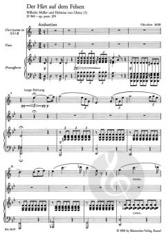 Der Hirt auf dem Felsen D 965 op.post.129 (Franz Schubert) 