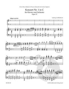 Konzert Nr. 1 C-Dur op. 15 von Ludwig van Beethoven (Download) 