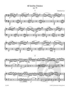 40 leichte Etüden op. 70 von Sebastian Lee für Violoncello mit Begleitung eines zweiten Violoncello (ad libitum) im Alle Noten Shop kaufen