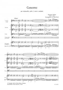 Konzert für Violoncello und Streichorchester von Pasquale Anfossi im Alle Noten Shop kaufen (Partitur)