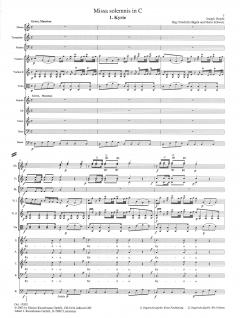 Missa Solemnis C-Dur von Joseph Haydn für Soli, gemischten Chor und Orchester im Alle Noten Shop kaufen (Partitur)
