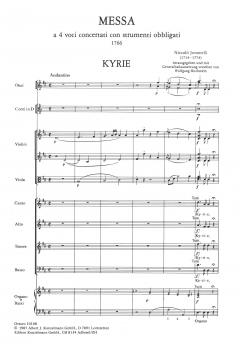 Messa D-Dur für Soli, Chor, Orchester und Orgel von Nicolo Jommelli im Alle Noten Shop kaufen (Partitur)