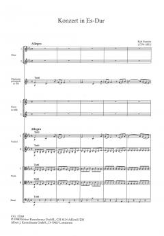 Konzert Es-Dur für Klarinette und Orchester von Carl Stamitz im Alle Noten Shop kaufen (Partitur)