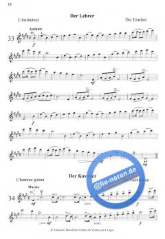 Melodische Etüden Vol. 3 von Ramin Entezami für Violine (ab 4. Lage) im Alle Noten Shop kaufen