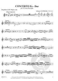 Concerto Es-Dur von Johann Matthias Sperger 