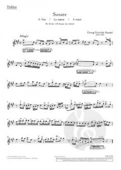 6 Sonaten 1 von Georg Friedrich Händel 