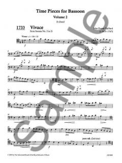 Time Pieces For Bassoon Vol. 2 (Ian Denley) 