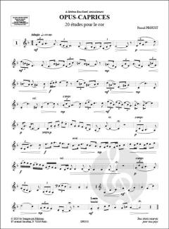 Opus-caprices von Pascal Proust 