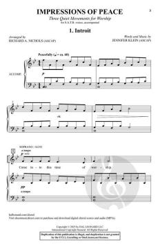 Impressions of Peace von Jennifer Klein (Download) 