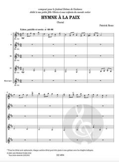 Hymne à la paix von Patrick Roux 