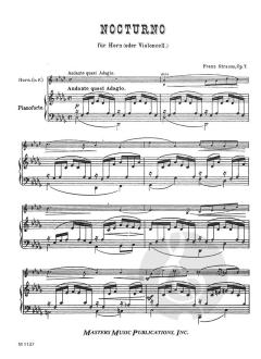 Nocturno, op. 7 von Franz Strauss 
