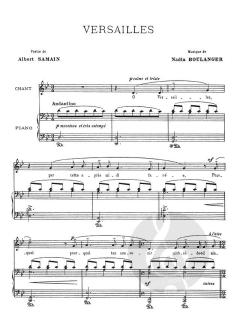 7 Songs for Medium Voice von Nadia Boulanger 