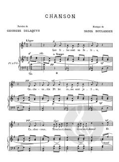 7 Songs for Medium Voice von Nadia Boulanger 