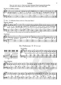 Erstes Harmoniumspiel von Arthur Piechler 