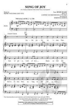 Song of Joy von Ludwig van Beethoven (Download) 